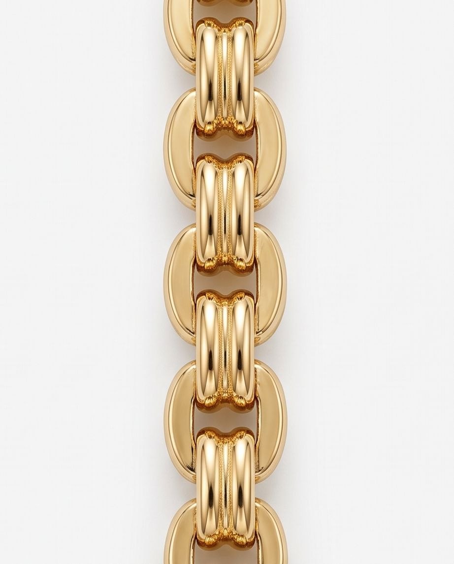 18K Gold Chain Style Bracelet
