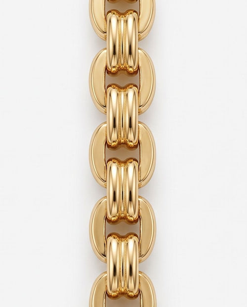 18K Gold Chain Style Bracelet