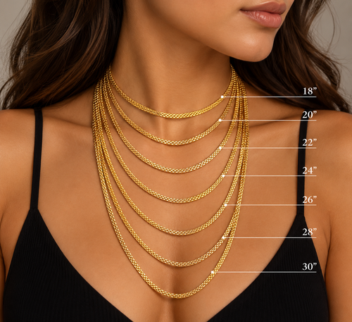 18k yellow Gold modern Women Necklace