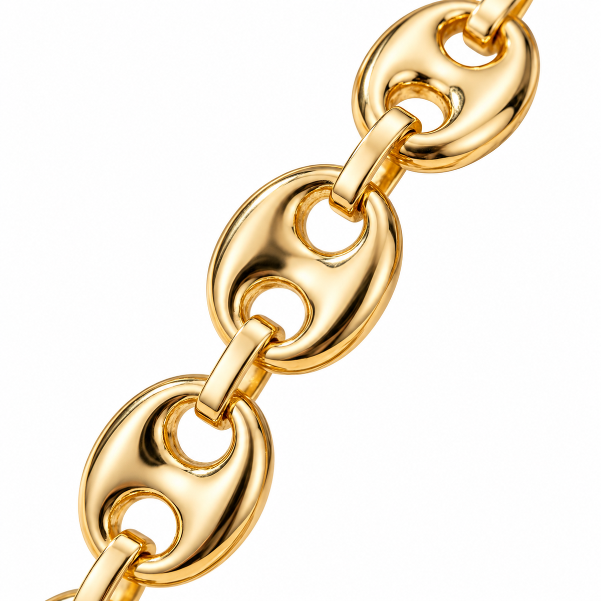 18K Gold Mariner Link Bracelet