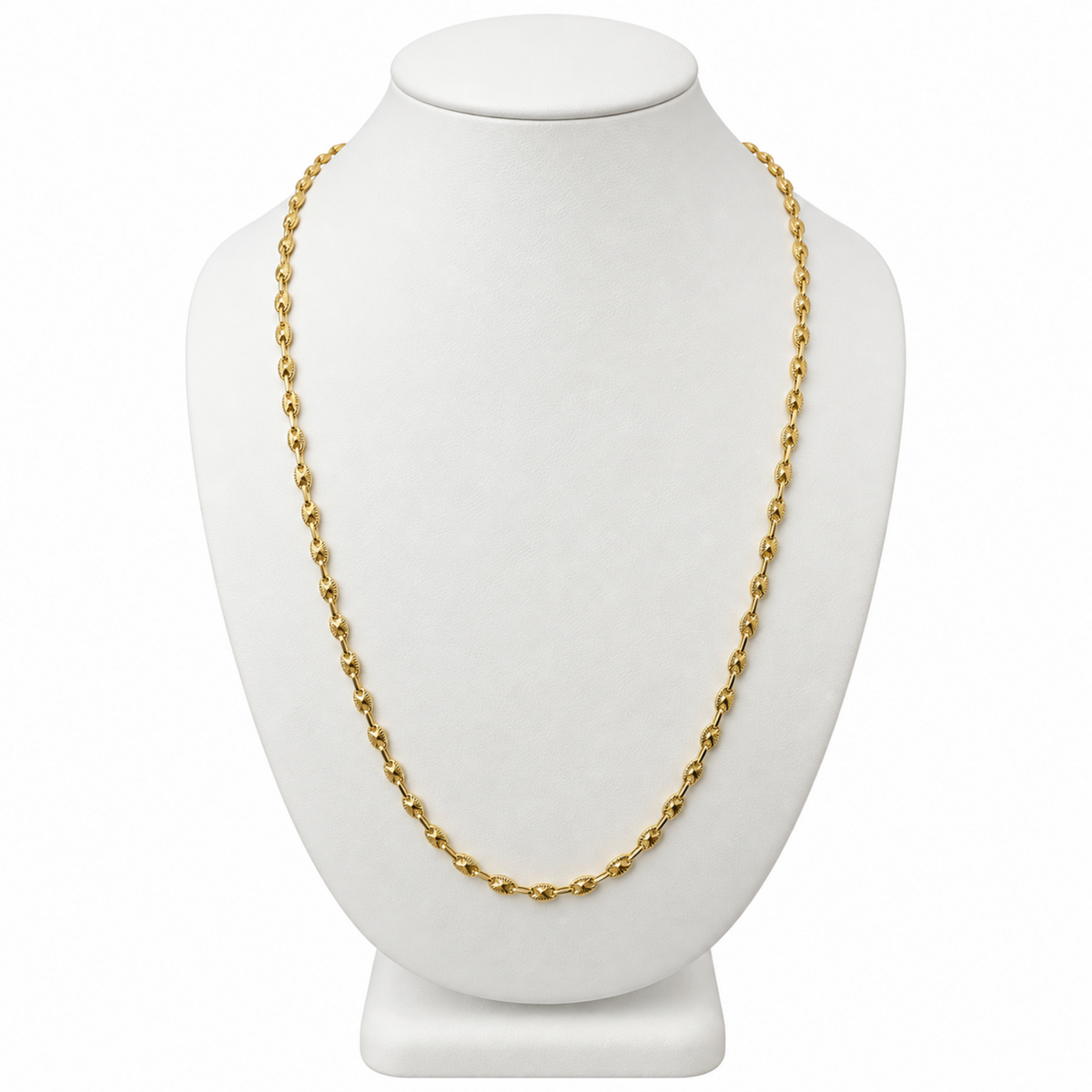 Mariner Link Puffed Necklace