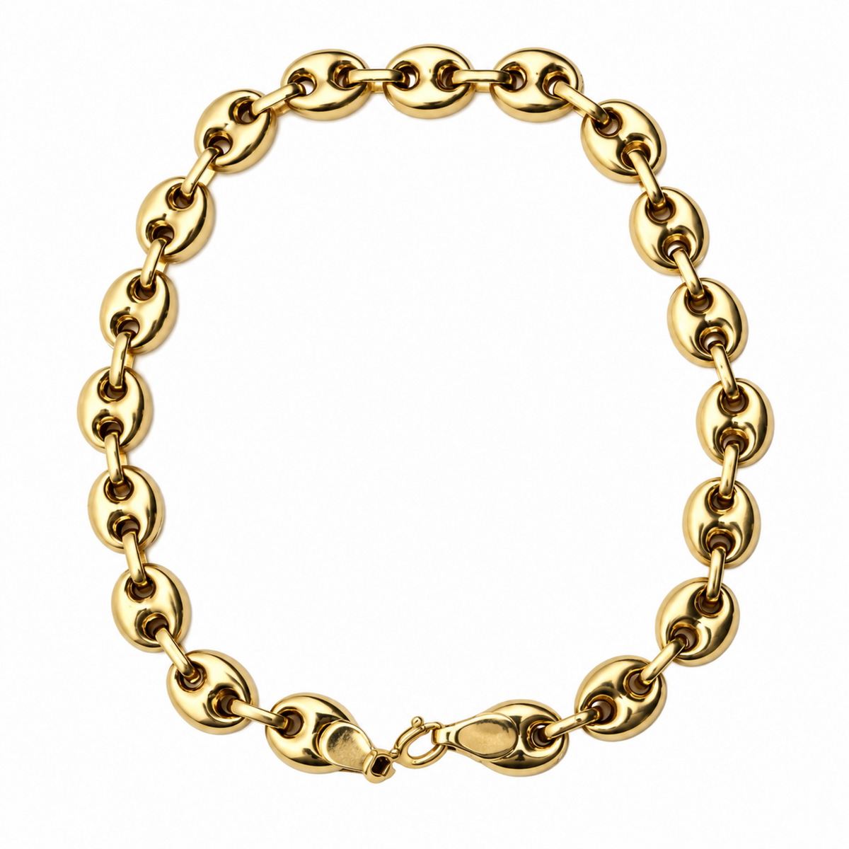 18K Gold Mariner Link Bracelet