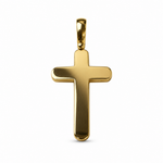 18K Gold Cross Pendant