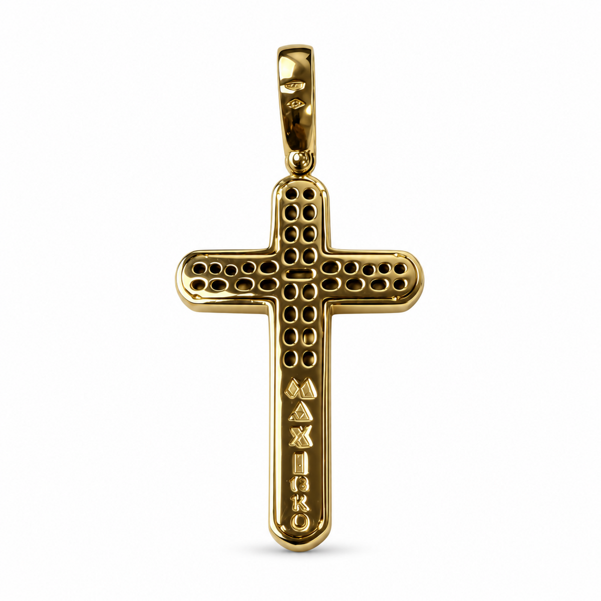 18K Gold Cross Pendant