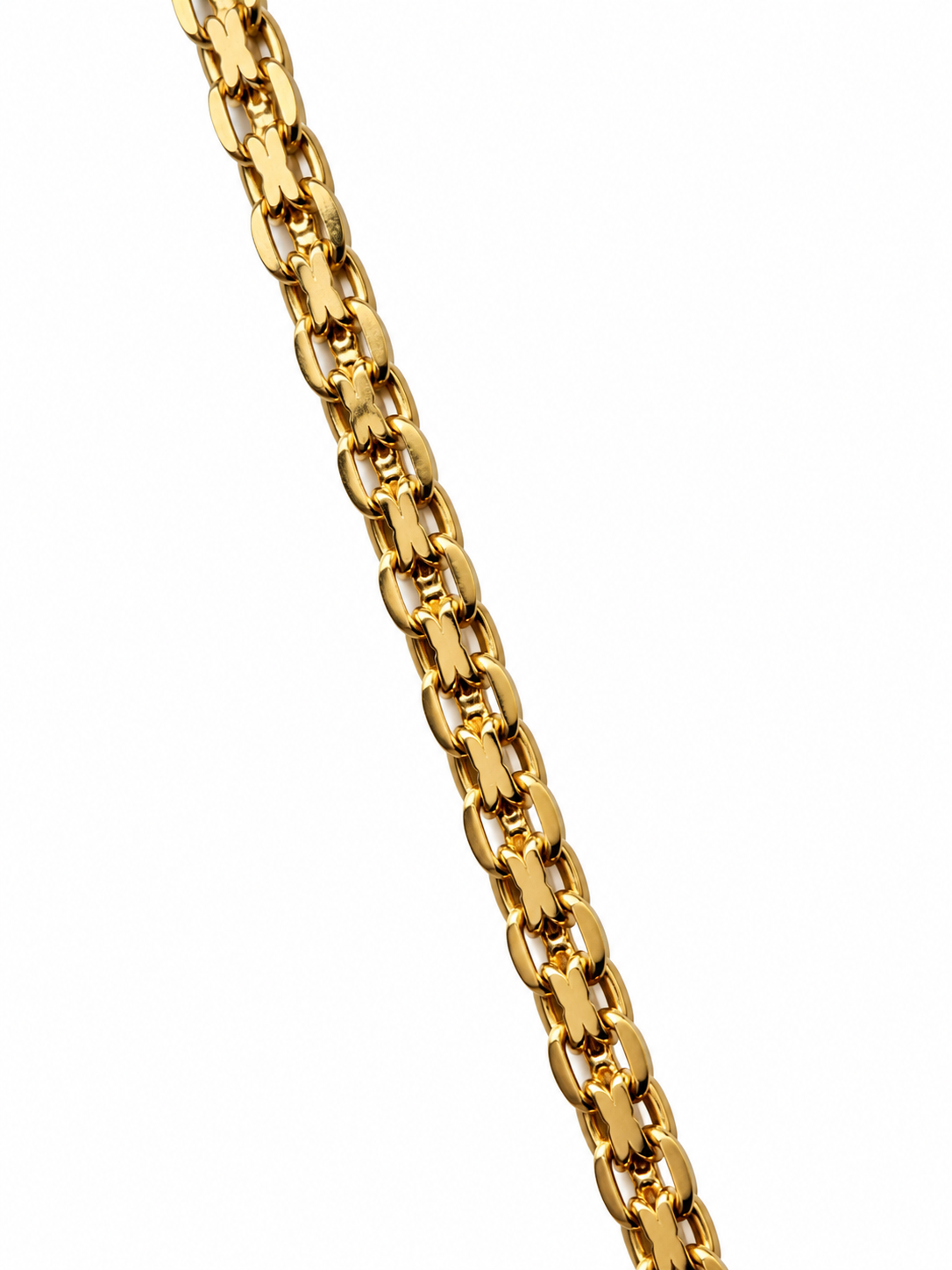 18k yellow Gold modern Women Necklace