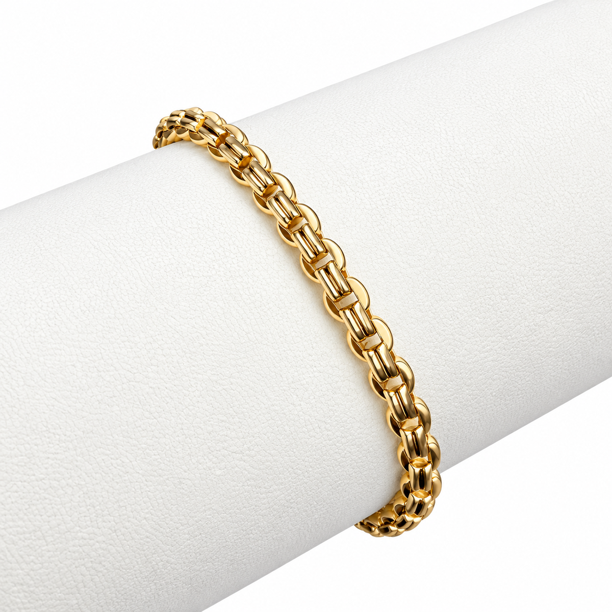 18K Gold Chain Style Bracelet