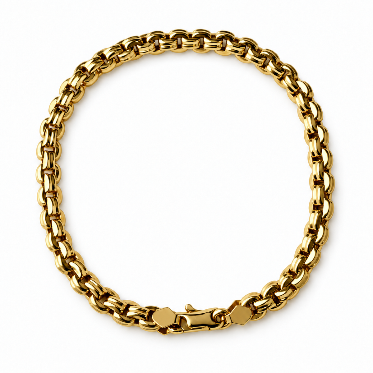 18K Gold Chain Style Bracelet