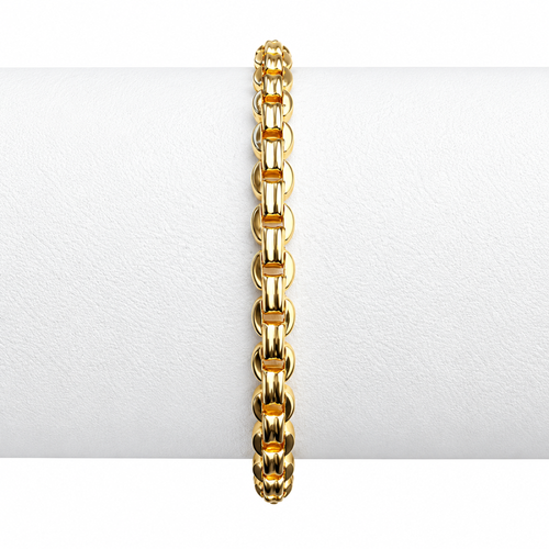 18K Gold Chain Style Bracelet