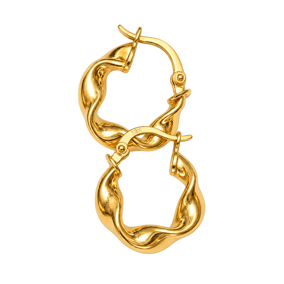 Liquid Gold Hoops