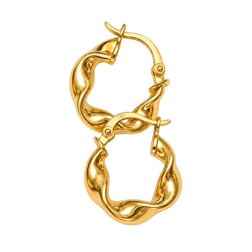 Liquid Gold Hoops