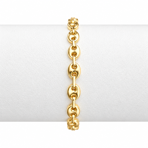 18K Gold Mariner Link Bracelet