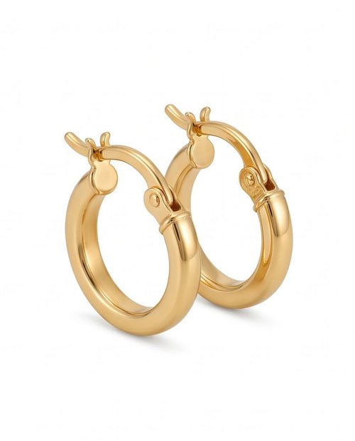 Classic Polished Hoops