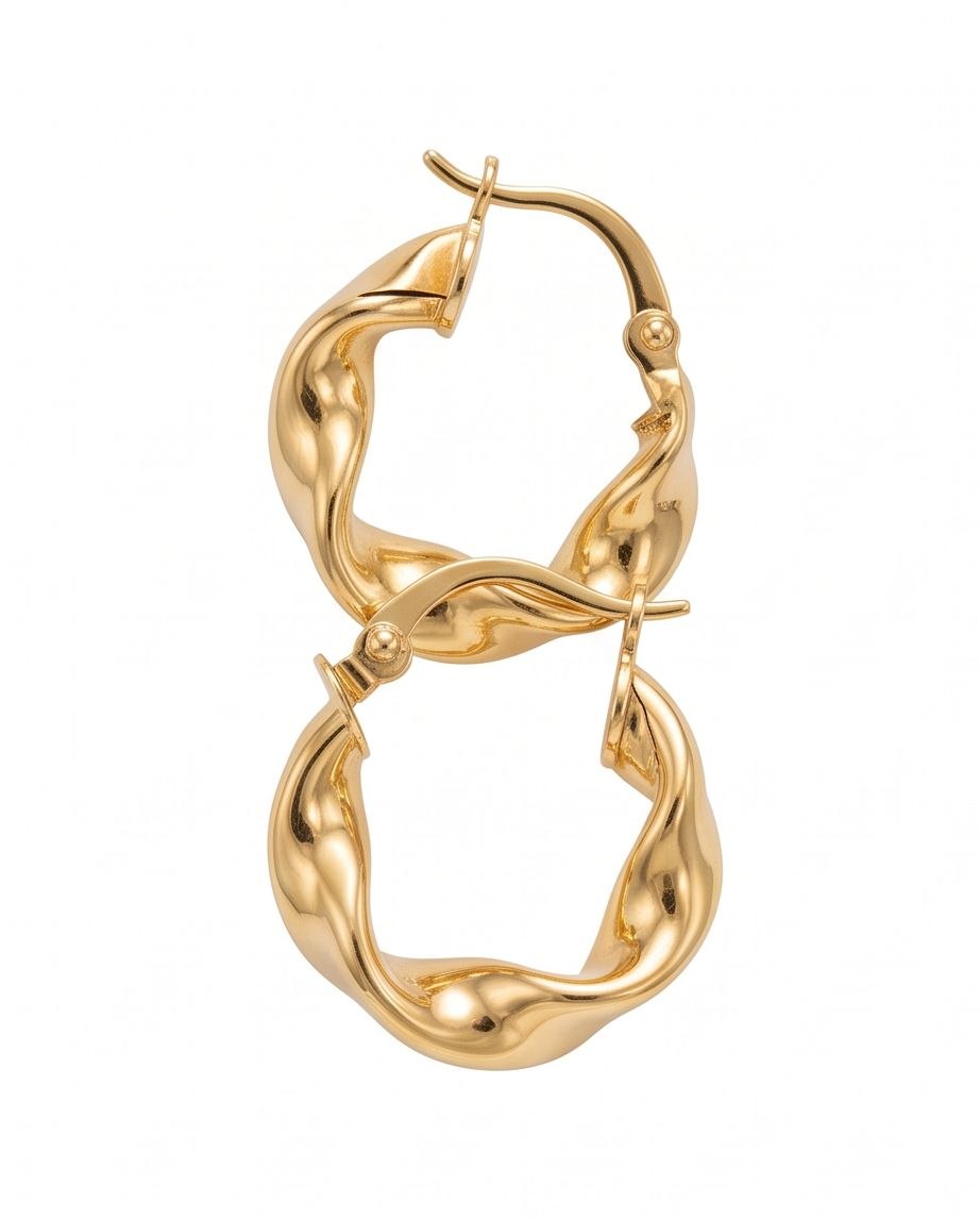 Liquid Gold Hoops