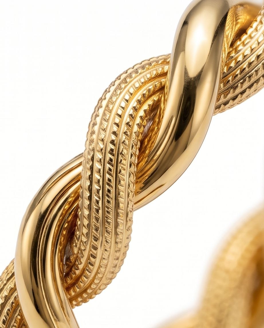 Infinity Twist Hoops