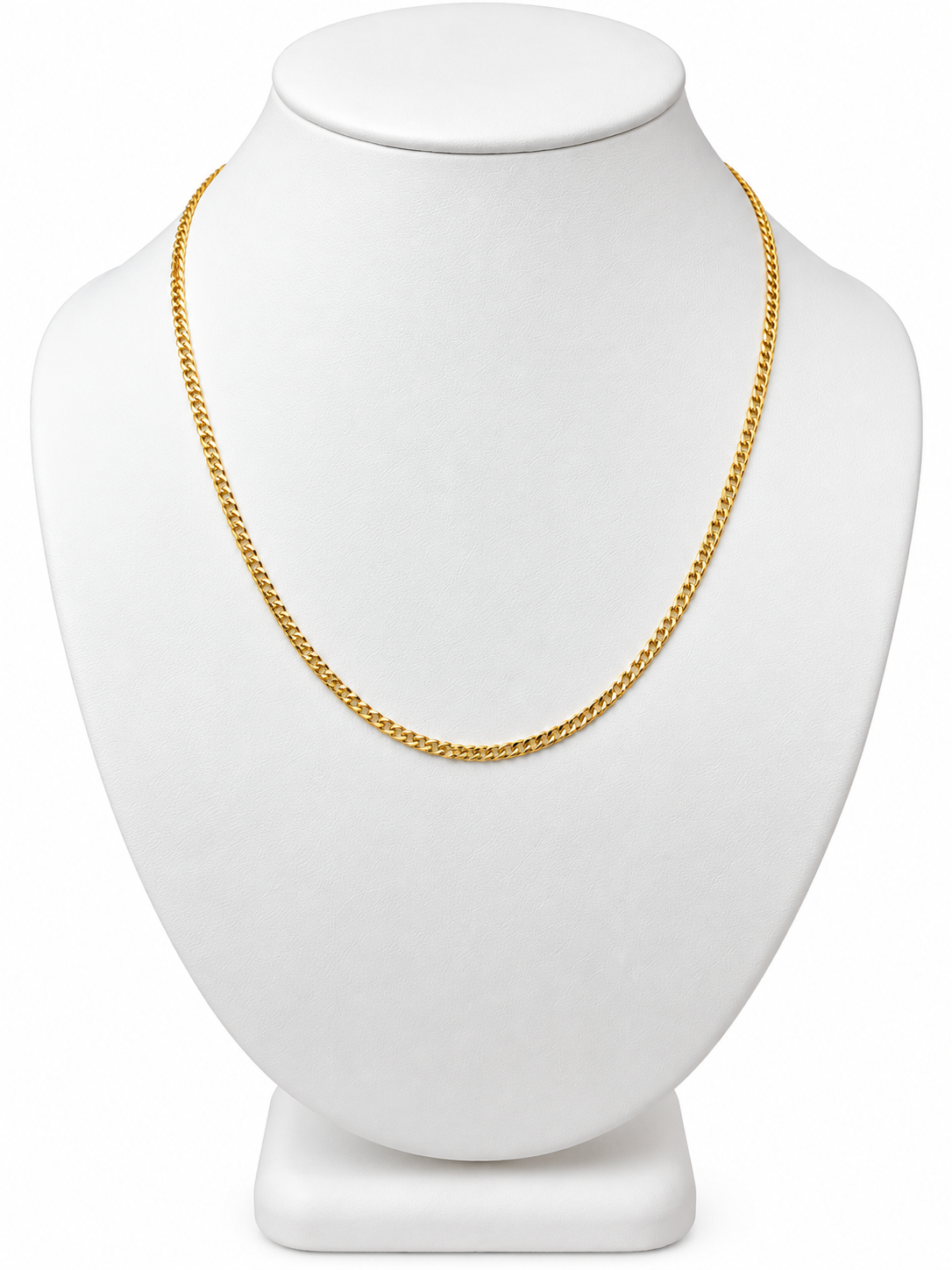 18k yellow Gold WOMEN Cuban Necklace